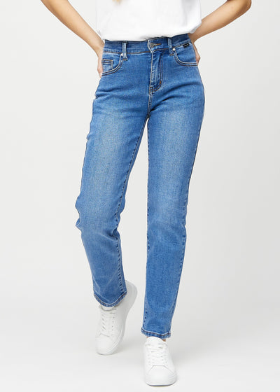 2. sorteringsjeans med fabriksfejl